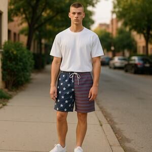 Trunks Surf and Swim Co. Men's Swim Performance Trunks Size L